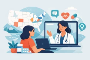 Women's Health in AR, DE, DC, KS, NM, RI, VT, VA & WV: Fast, Transparent Online Care Without the Wait